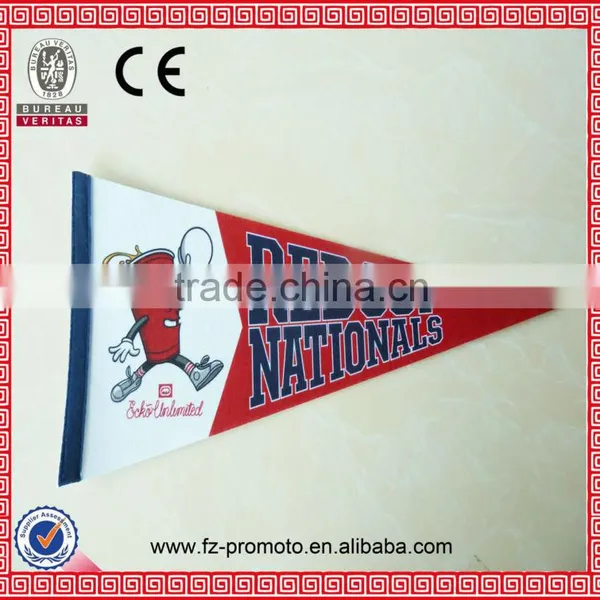 Custom Triangle Felt Pennant Flag