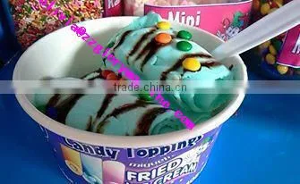 Thailand Roll Fried Ice Cream Machine/double Pan Cold Plate for Ice Cream photo-6