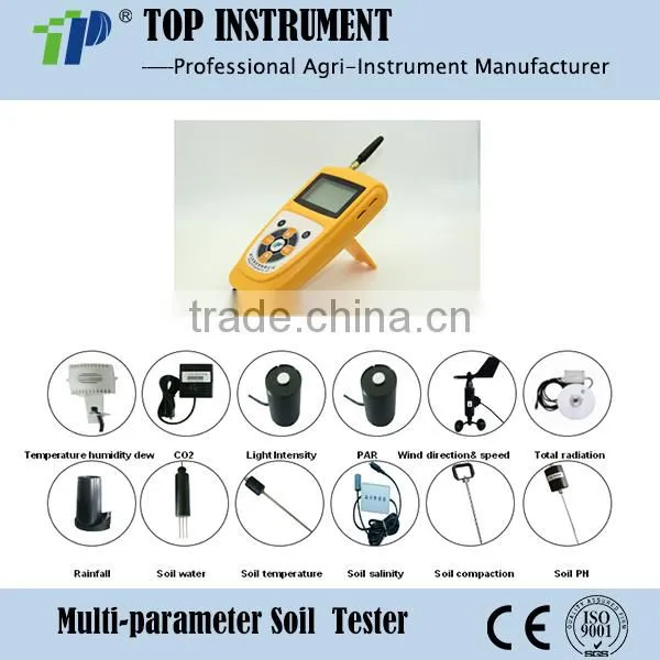 Multi-parameter soil moisture meter