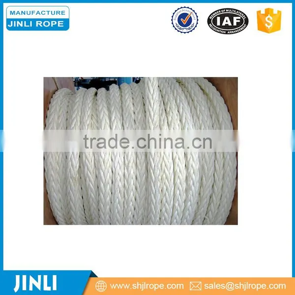 8 Strand Polypropylene Polyester Mixed Mooring Rope photo-3