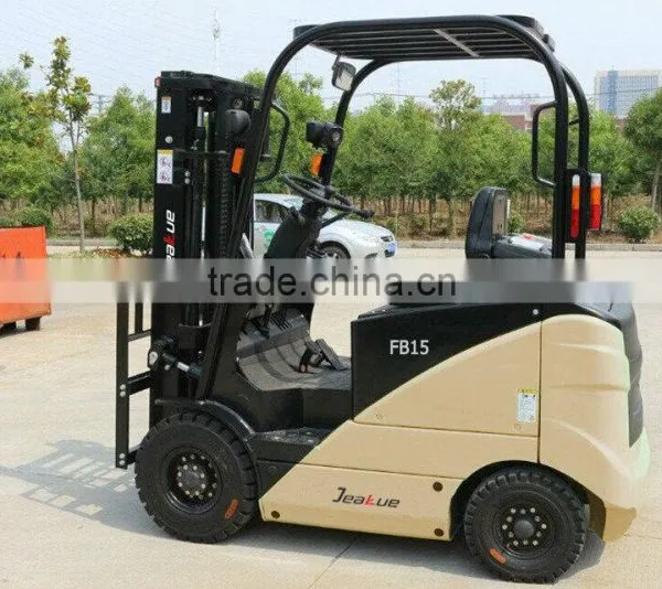 2 Ton Four Wheels Counter Balance Electric Forklift Truck photo-3