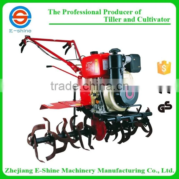 Diesel Rotavator Cultivator Weeding Machine for Garden photo-2