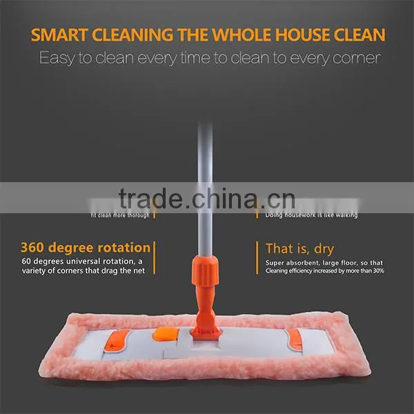 Specialized Production Comfortable Microfiber Flat Chenille Cleaning Mop in Square photo-2