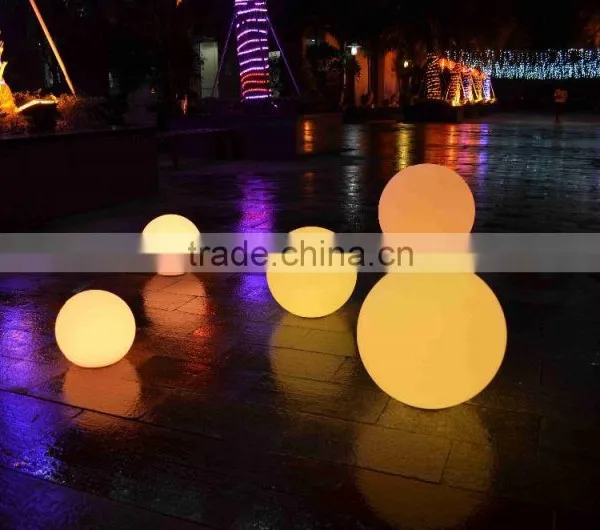 Water Floating Outdoor Multi LED Lighted Chrismas Sphere Lights With Remote Control photo-5