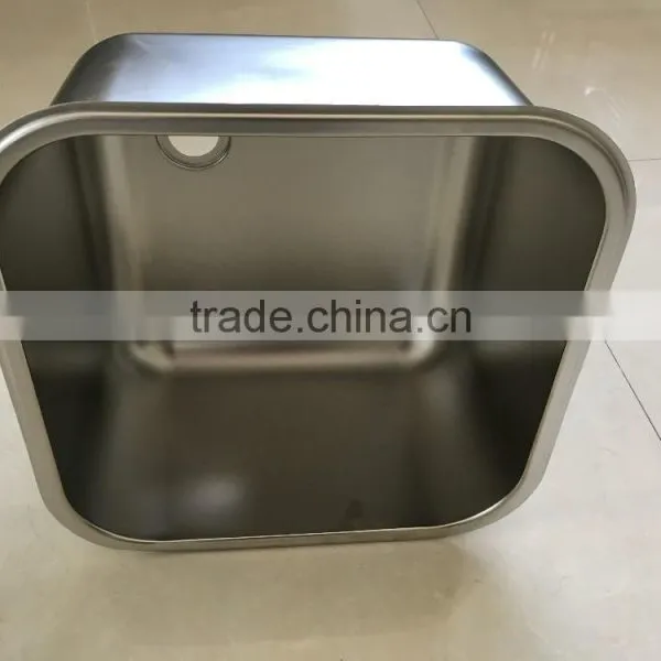 Commercial Inox Steel Sink Work Table for Restaurant Kitchen Equipment photo-4