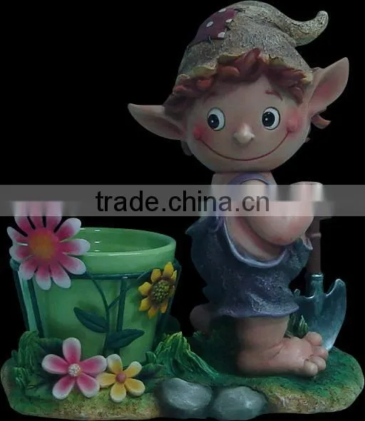 2013 Hot Sale Polyresin Elves Garden Items