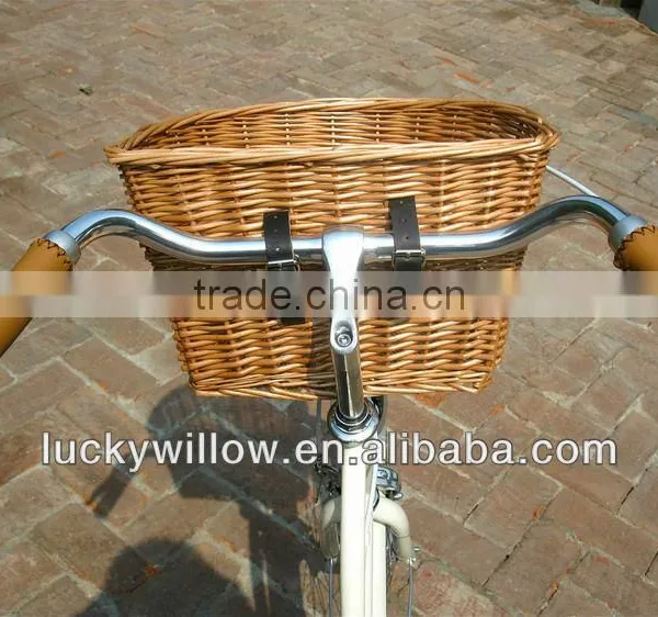 Removable Woven Wicker Bicycle Basket photo-6