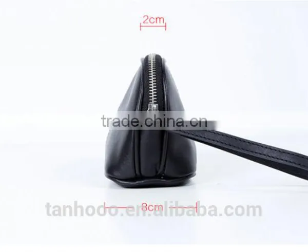 High-end Fashion Design Genuine Leather Makeup Bag photo-2