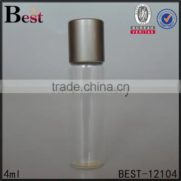 5ml Roll on Bottle Clear Silk Screen Printing Tube Glass Roll on Bottle for Perfume Essential Oil Best Sellers photo-4