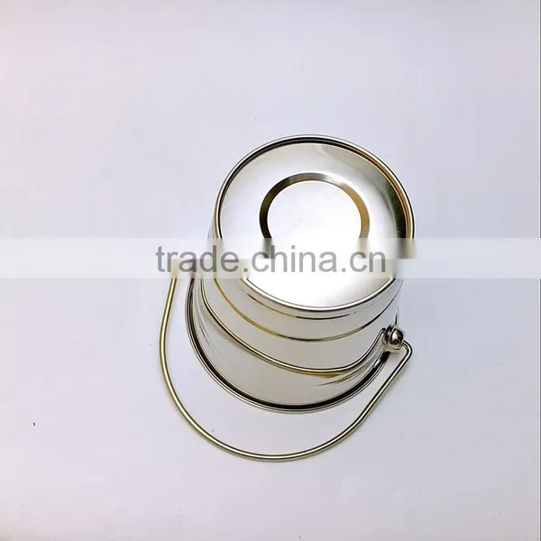 1.5L 15cm 18/8 SS304 Stainless Steel Mini Metal Pails Small Bucket photo-6