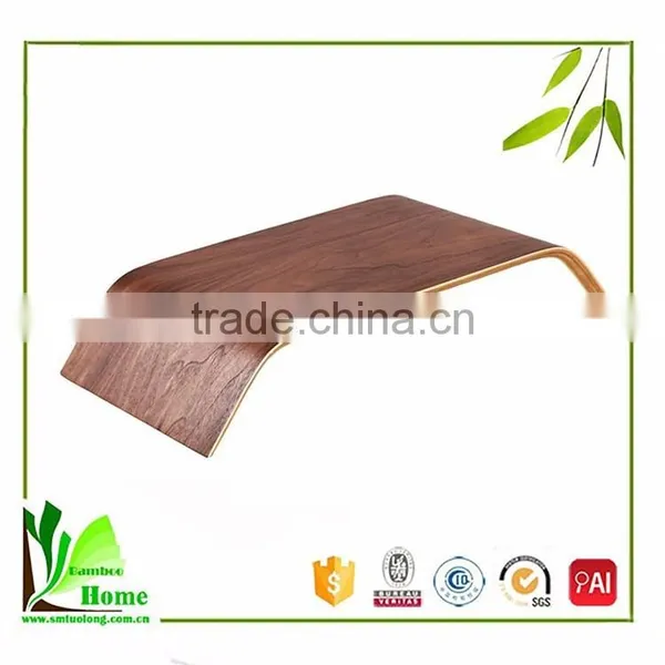Comfortable Use Natural Bamboo Stand for pc Monitor