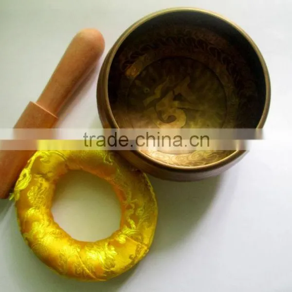 High Quality Handmade in Nepal Buddhist Meditation Healing Tibetan Singing Bowl photo-2