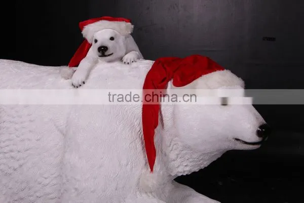 Christmas Polar Bear With Cub photo-2