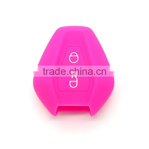 Hot Selling Colorful 2 Button Silicone Car Key Fob Case Silicone Rubber Car Key Covers for Suzuki photo-6