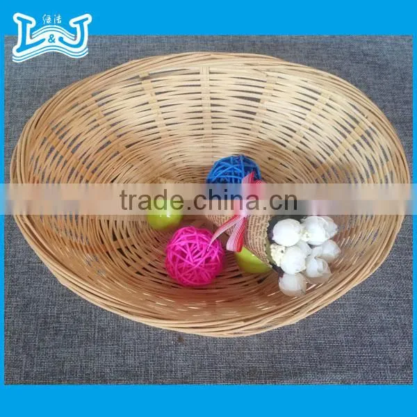 All Kind of Color Fruit Basket With Net Cover Plastic Rattan Basket Popular in America