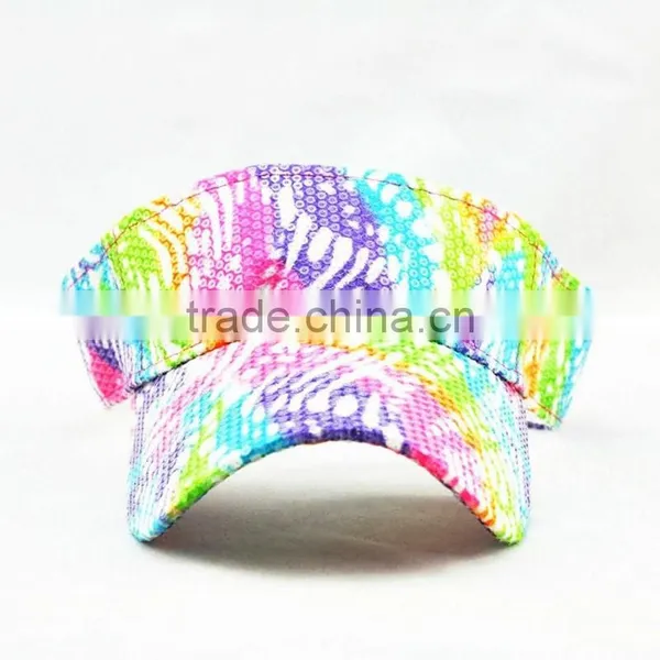 Custom Embroidery Colorful Sport Sun Hat Of Women photo-2