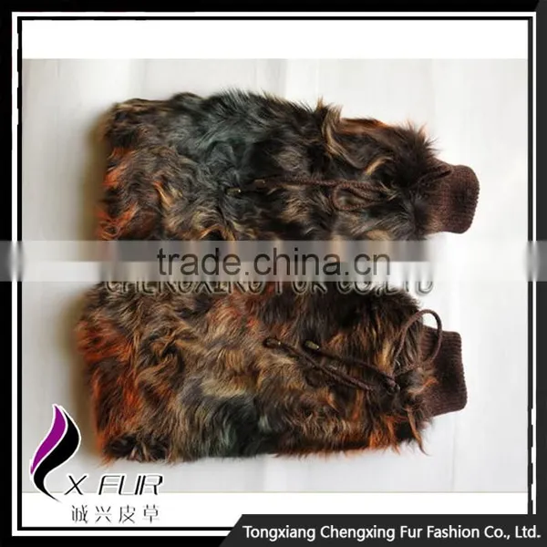 CX-A-18 2016 Genuine Hot Lamb Fur Girl Leg Warmer photo-5