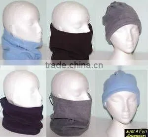 Wind Proof Colorful Fleece Neck Warmer Hat
