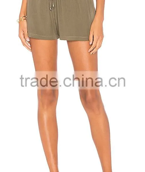 MGOO Casual Wear Nylon Running Pants For Women High-Waisted Drawstring Dri Fit Shorts Wholesale photo-2
