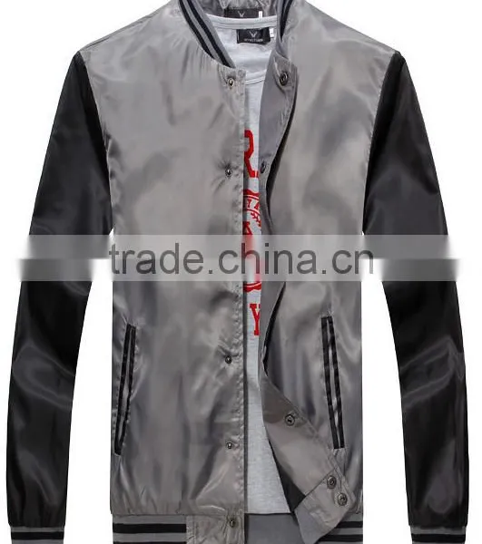 Fashion Design Baseball Jacket With Pockets,Cheap Custom Youth Varsity Jackets photo-6