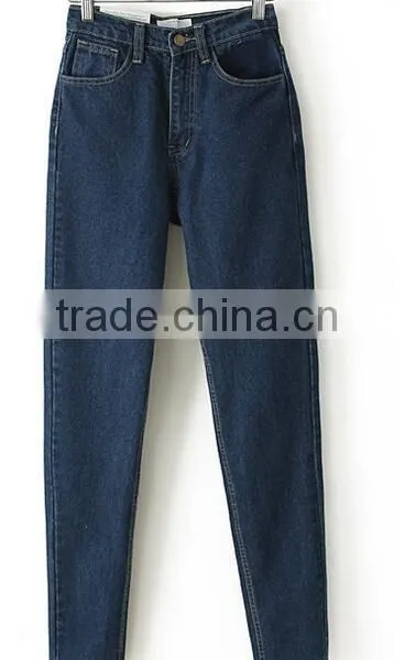 Runwaylover EY0632P New Fashion 2017 Women High Waist Vintage Haren Denim Jeans photo-4