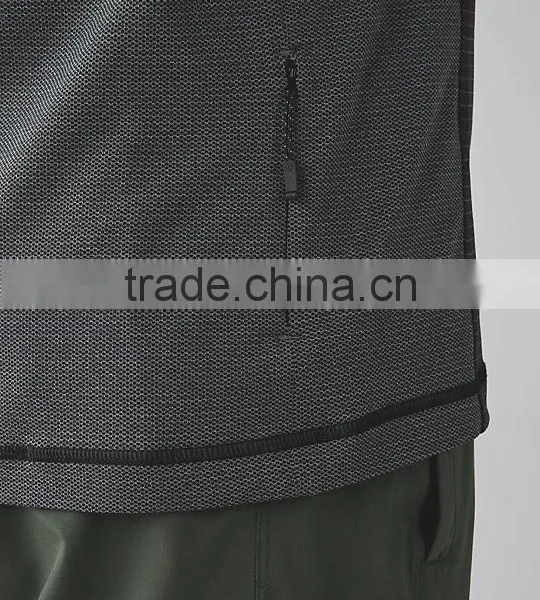 Classical Solid Color Contrast Piping 1/4 Zipped Pullover Sport Sweatshirt photo-6