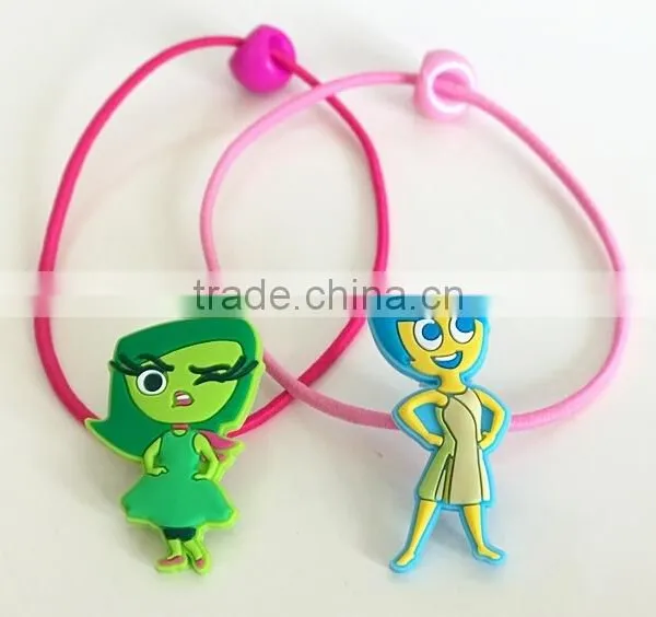 Inside Out Cartoon Characters Kids Elastic Hair Tie photo-3