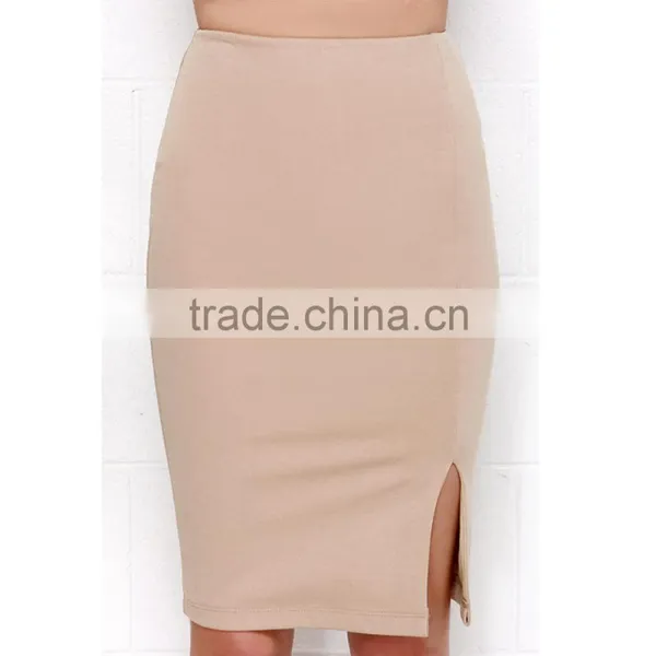2016 Guangzhou Shandao Summer Solid Colour Casual Models Skirt and Blouse Sets photo-4