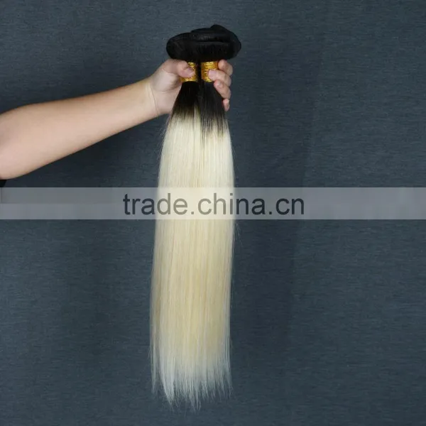 Wholesale High Quality Remy Tange Free no Shedding 1b 613 Two Tone Braiding Hair photo-6