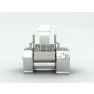 Stainless Steel 304 / 316L S Sigle Paddle Ribbon Blender For Mixing Powder / Granules
