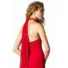 High Quality Halter Embroidered Girl Evening Dress Chiffon Material photo-2
