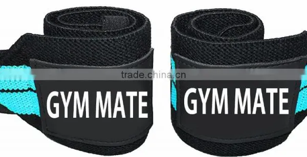 WRIST WRAPS WITH LEATHER LABEL PRINT LOGO photo-5