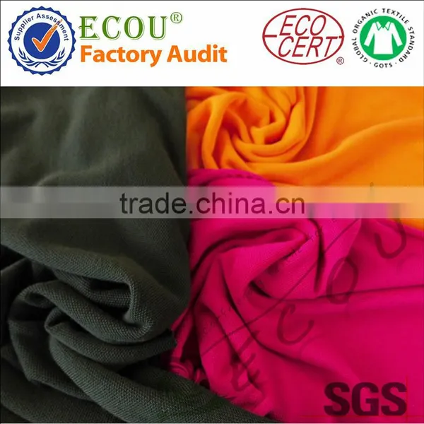Custom Solid Bamboo Knit Pigue Fabric for Lady Garment photo-3