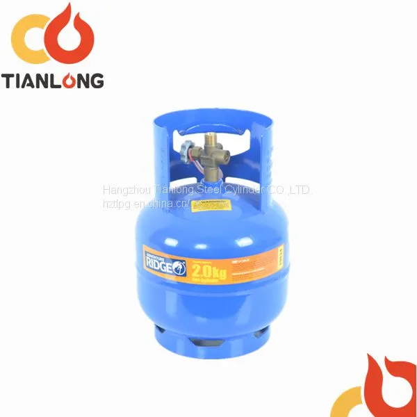 South Africa 2kg Liquid Gas Storage Steel Bottles for Sale