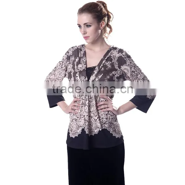 Cheap Women 2pcs Velvet Suit Satin Pullover Long-sleeved Striped T-shirt + Pants photo-5