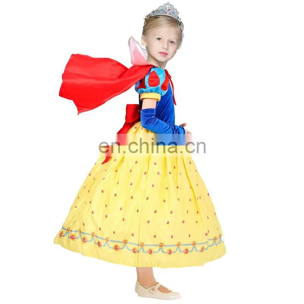 2016 Halloween,Frozen Elsa Girl Party Dress , The New Children Dress Roses Frozen Elsa ANNA Dress Snow White A2726 photo-2