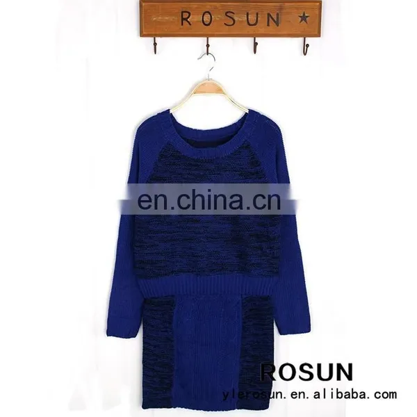 Guangzhou Sweater Factory Wholesale Sweat Suits Lady Two-Piece Suit photo-2