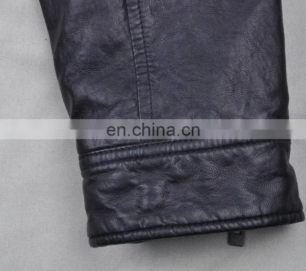 Latest Fashion Mens Thick Padded Softshell pu Motocycle Clothing photo-5
