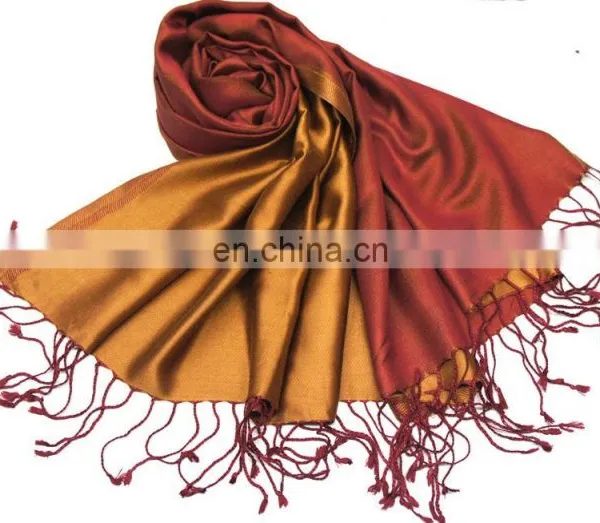 Fashion Long Silk Shawl,Reversible Indian Silk Stoles,pure Silk Scarves photo-5