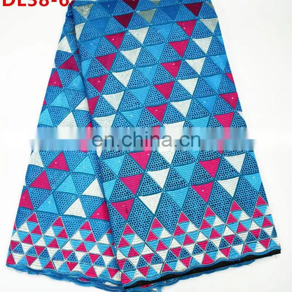 Higg Quality African Swiss Voile Lace Dry Lace Fabric for Clothes photo-6