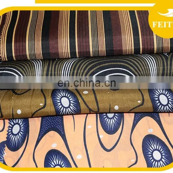 Newest African Stock Soft Imitation Wax Fabrics China Manufacturer Peach Skin Fabric photo-6