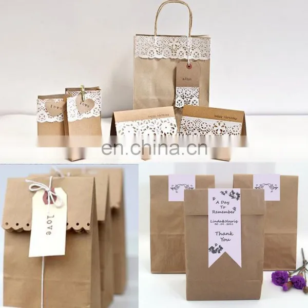 High Quality Kraft Paper Bag Without Handle photo-4