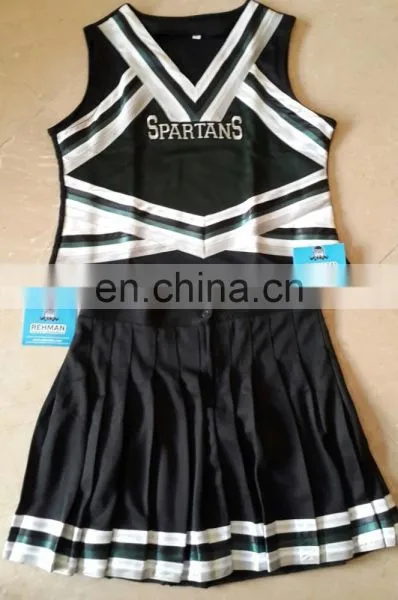 Fancy Balck and Silver Cheerleaders Dress