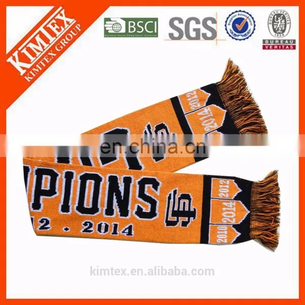 Promotional Poland Custom Woven Knitted Football Scarf photo-4