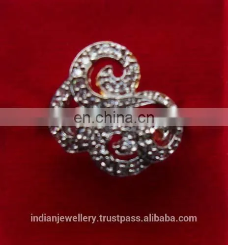 Artificial Diamond Ringm Cz Jewelry Manufacturer photo-3