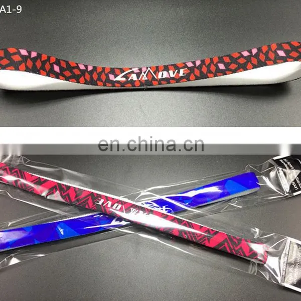 Wholesale Custom Printed Letters Running Yoga Bandanasport Silicone Antiskid Sweat Hair Band photo-6