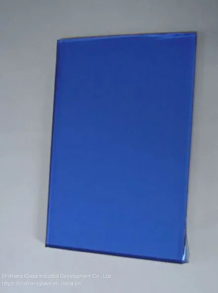 Dark Blue Reflective Glass