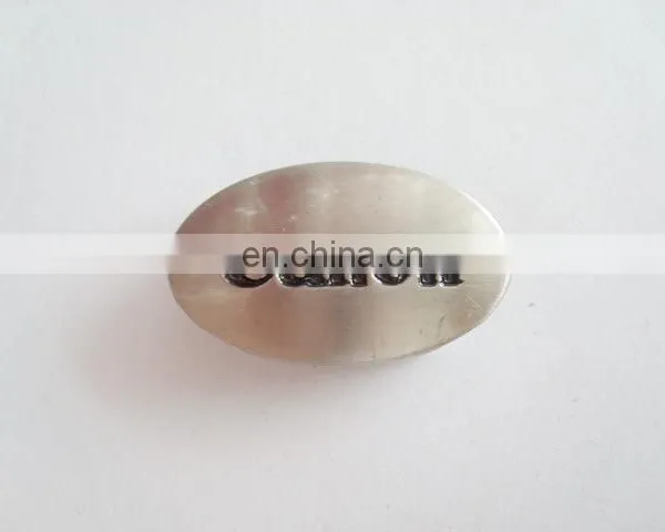 Custom Engraved Logo Metal Private Labels for Women Jeans photo-3