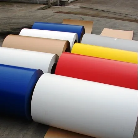 PE/PVDF Painted Aluminium White Color Coated Aluminum Coil for Rain Gutter photo-4