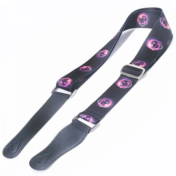 New Fashion Custom Printing Polyester Guitar Strap Necklace Lanyard for Music Learning photo-2
